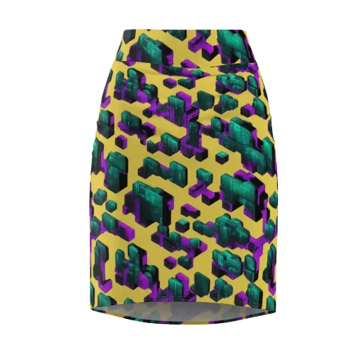 Electric Baggage on a Pencil Skirt