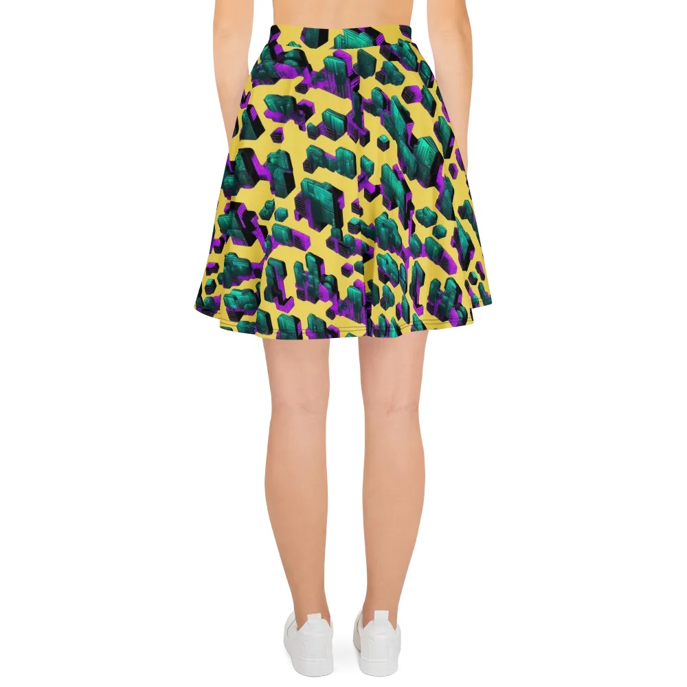 Electric Baggage on Skater Skirt — Back