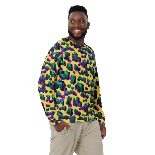 Electric Baggage on a Sweatshirt