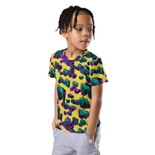 Electric Baggage on a Kids Crew Neck T-Shirt