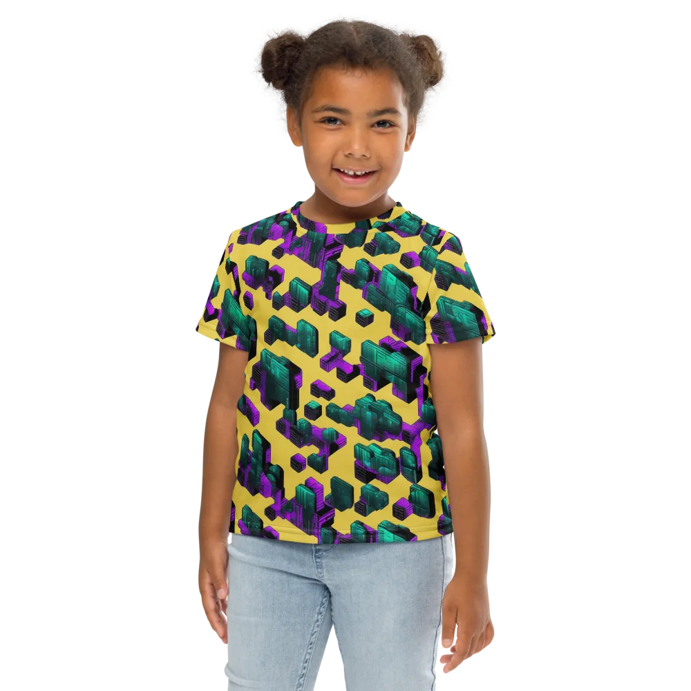 Electric Baggage on Kids Crew Neck T-Shirt — Front