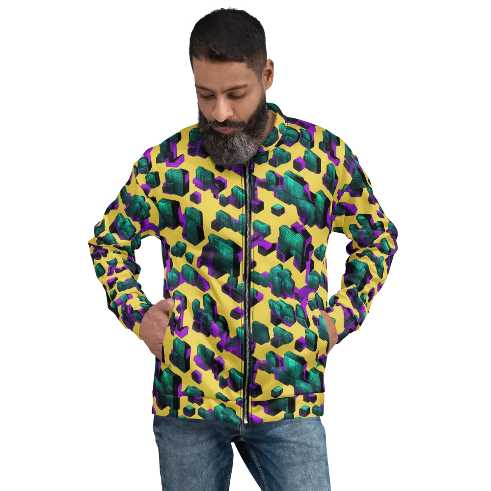 Electric Baggage on Bomber Jacket — Front