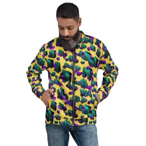 Electric Baggage on a Bomber Jacket