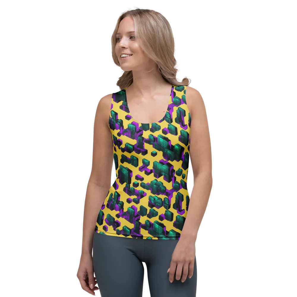 Electric Baggage on Women's Tank Top — Front