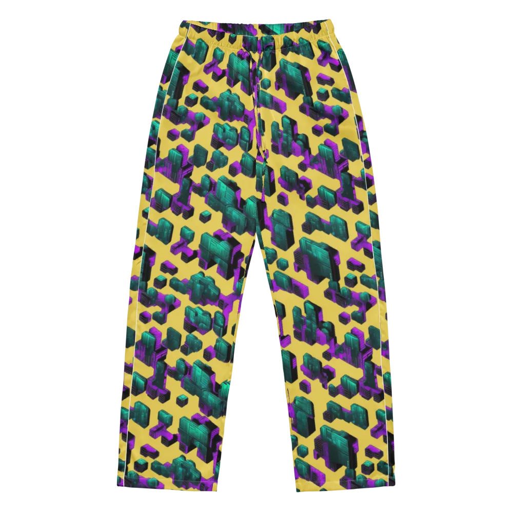Electric Baggage on Women's Pajama Pants — Front