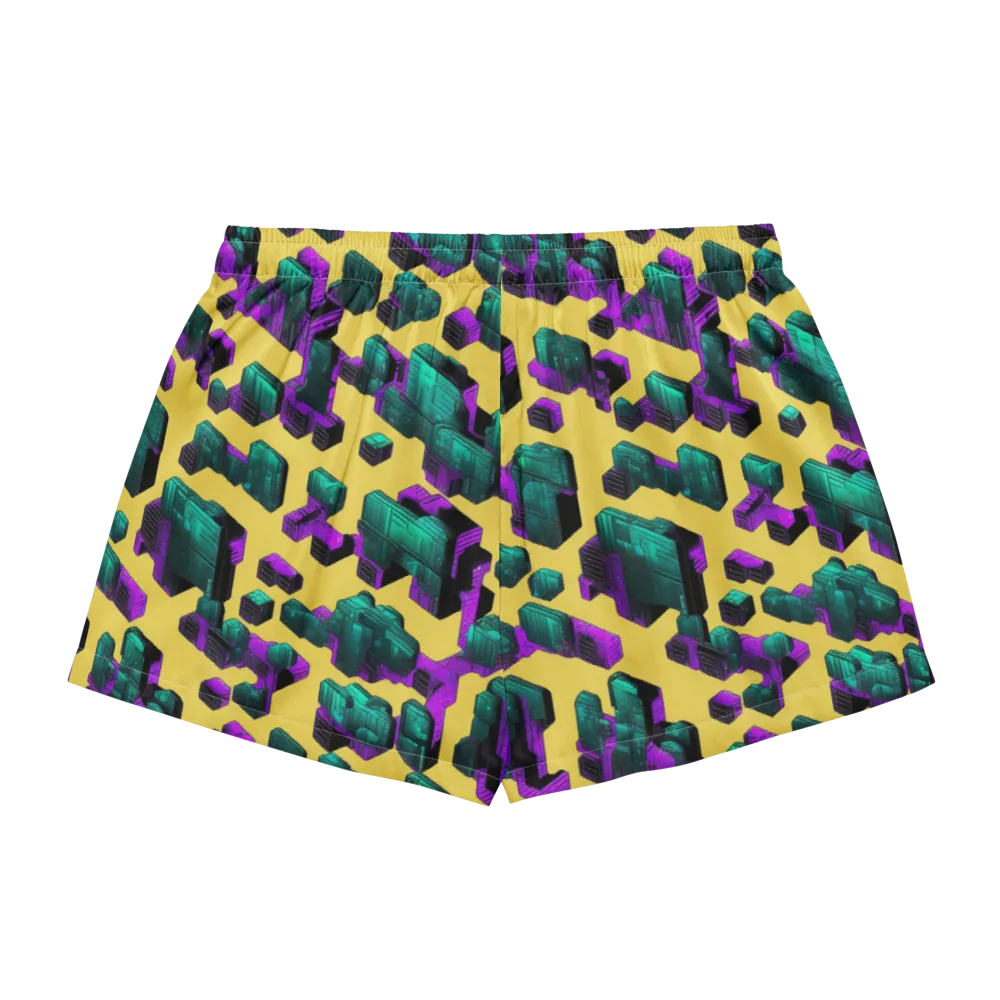 Electric Baggage on Women's Pajama Shorts — Back