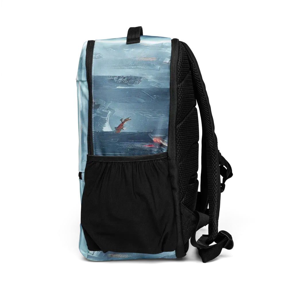 Neon Frostline on Utility Backpack — Left