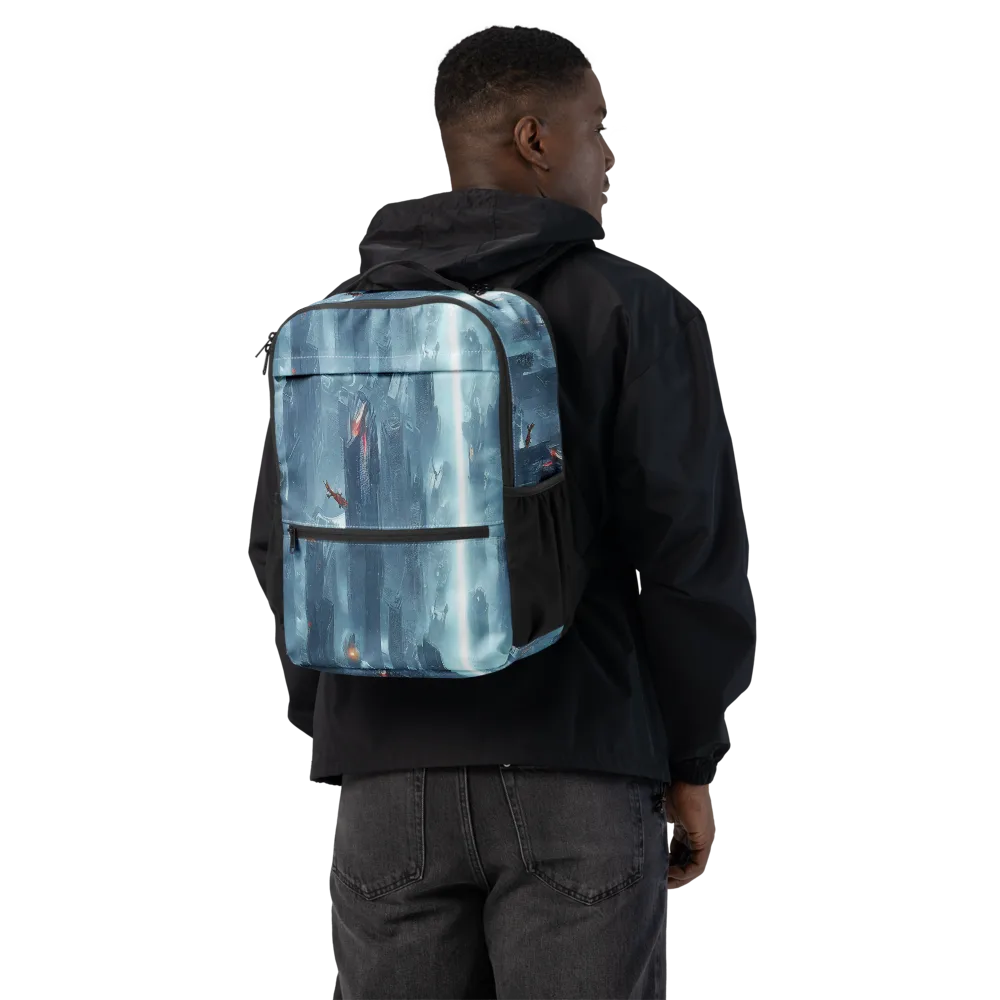 Neon Frostline on Utility Backpack — Back