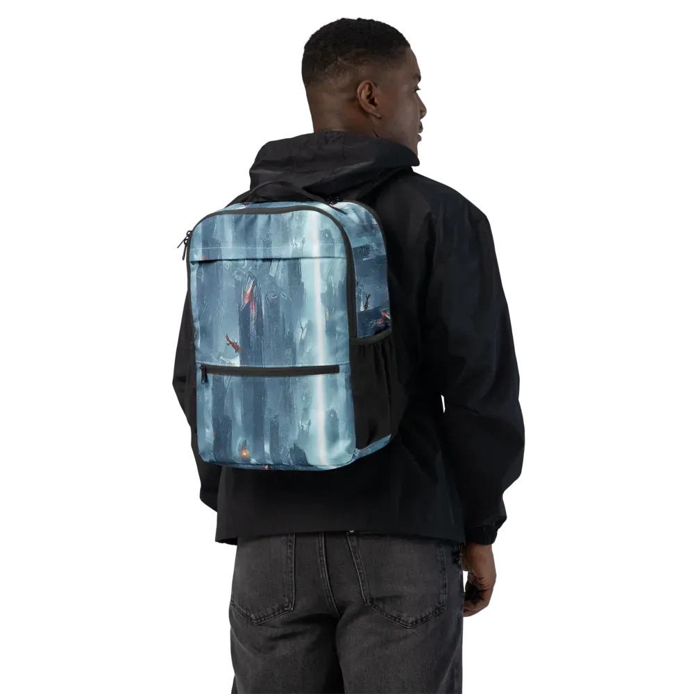 Neon Frostline on Utility Backpack — Back