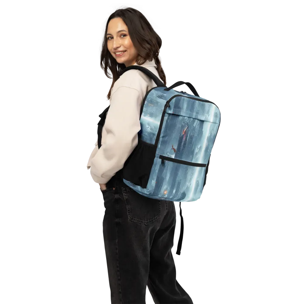 Neon Frostline on Utility Backpack — Back