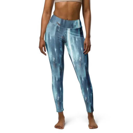 Neon Frostline on a Yoga Leggings