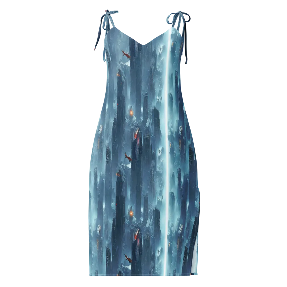 Neon Frostline on Slip Dress — Front