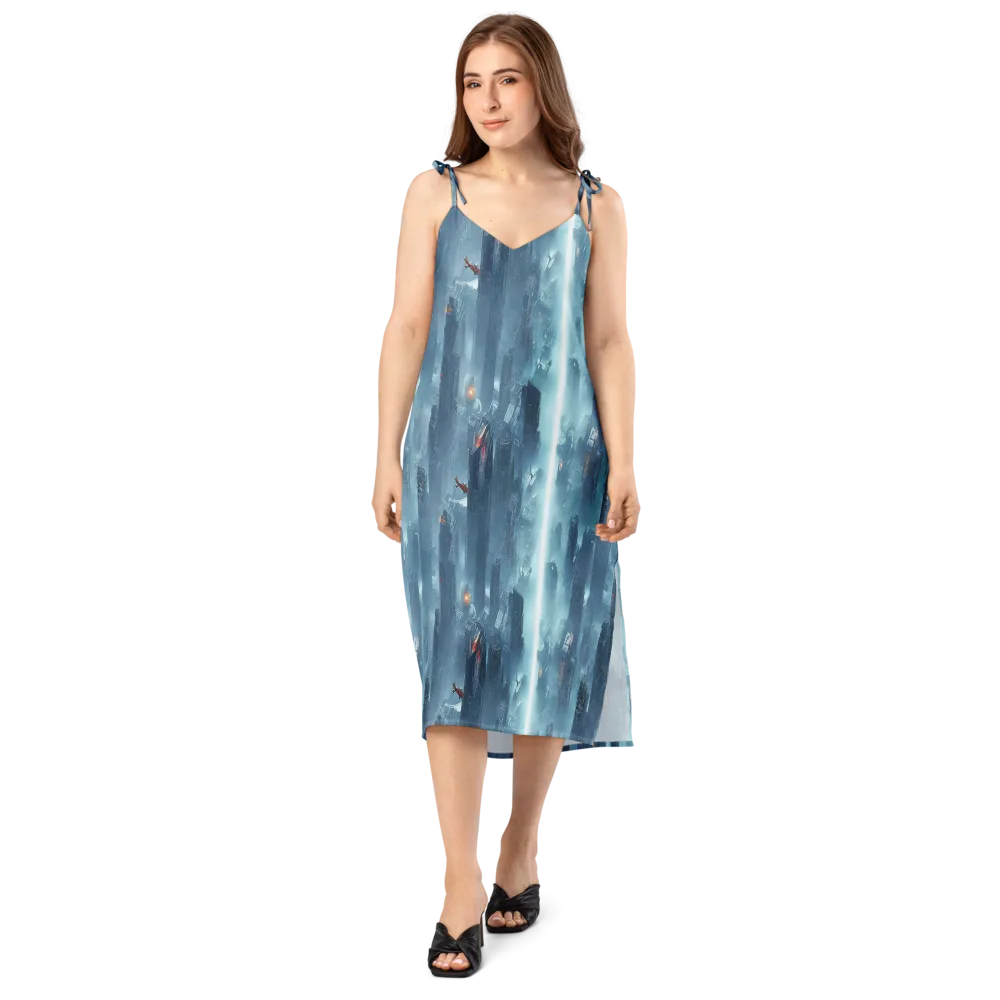 Neon Frostline on Slip Dress — Front