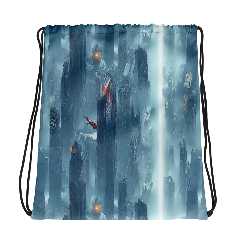 Neon Frostline on Drawstring Bag — Photo