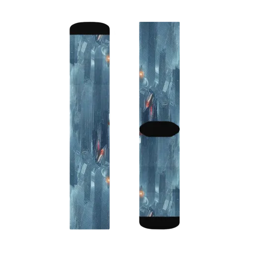Neon Frostline on a Socks