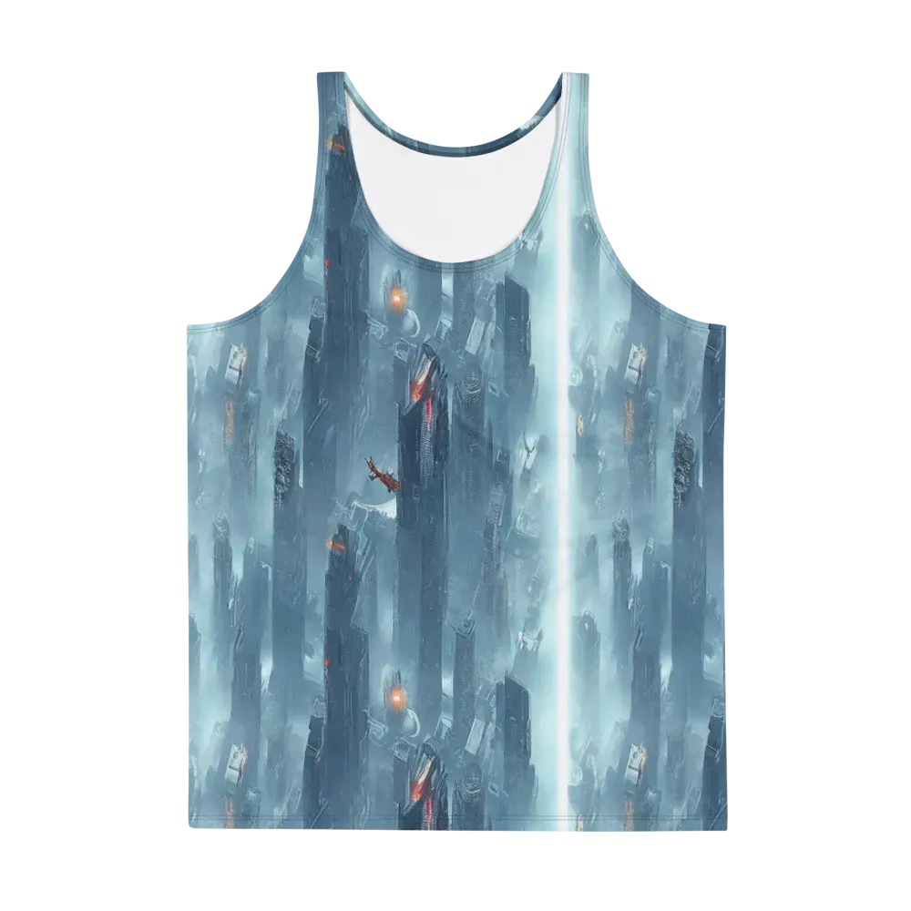 Neon Frostline on Men's Tank Top — Front