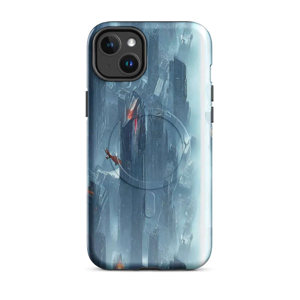 Neon Frostline on MagSafe Tough Case for iPhone® — Front