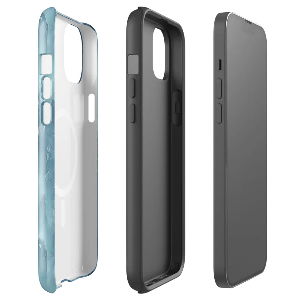 Neon Frostline on MagSafe Tough Case for iPhone® — Front