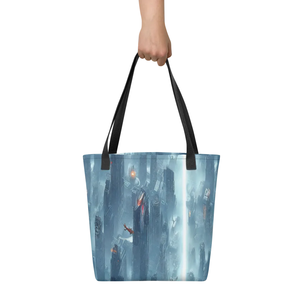 Neon Frostline on Tote Bag — Front