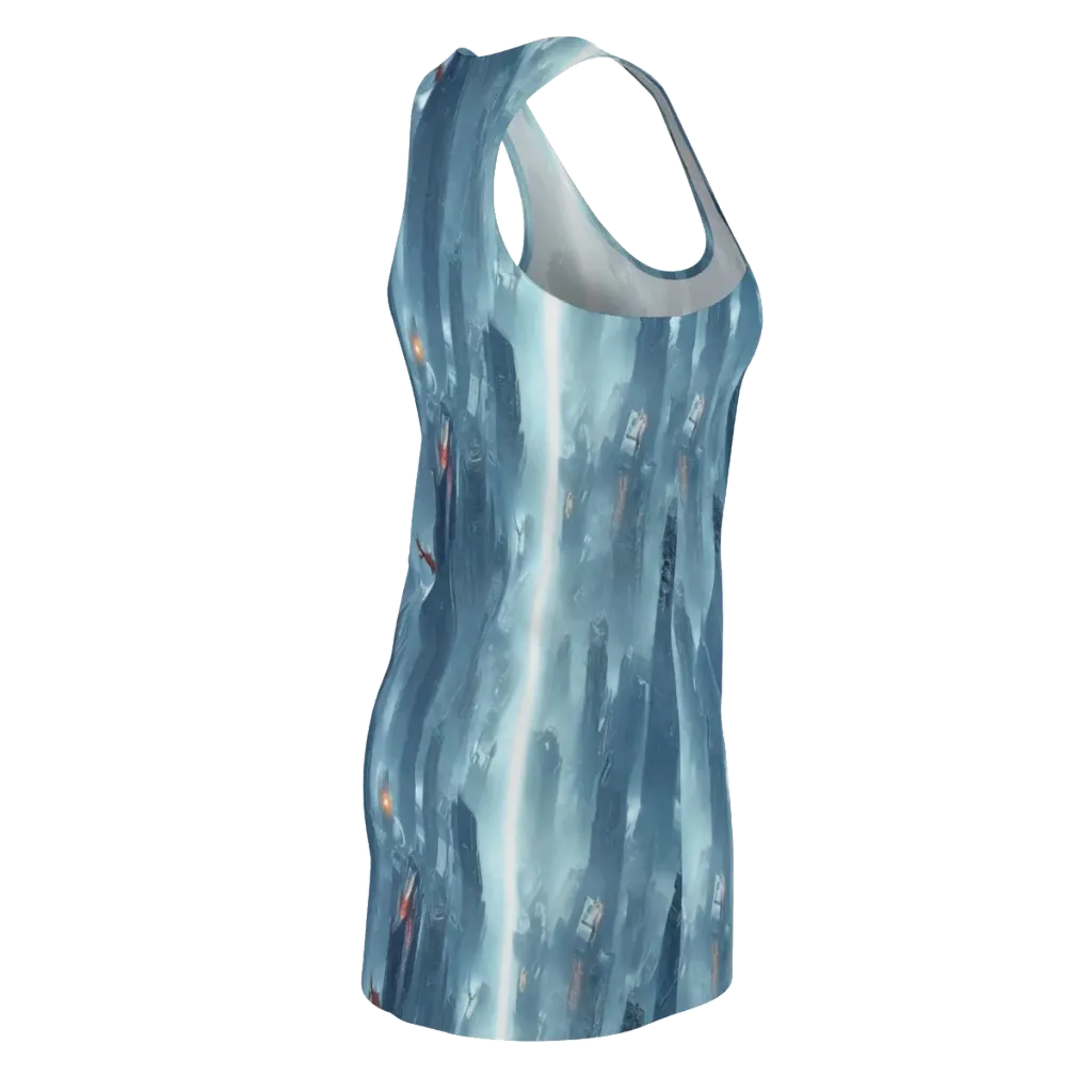 Neon Frostline on Racerback Dress — Back Side