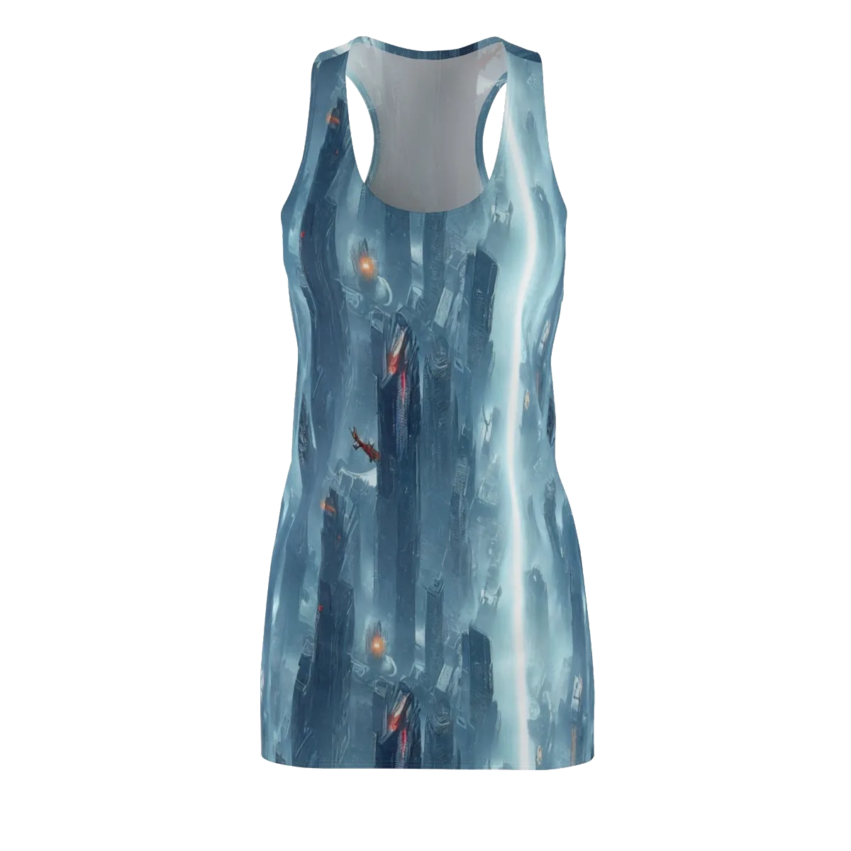 Neon Frostline on Racerback Dress — Front