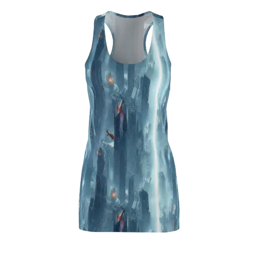 Neon Frostline on a Racerback Dress