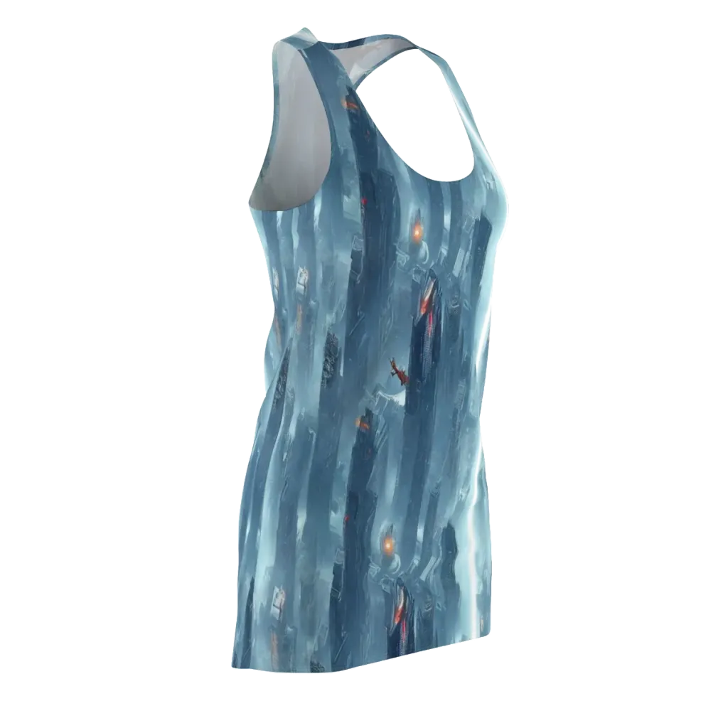 Neon Frostline on Racerback Dress — Front Side