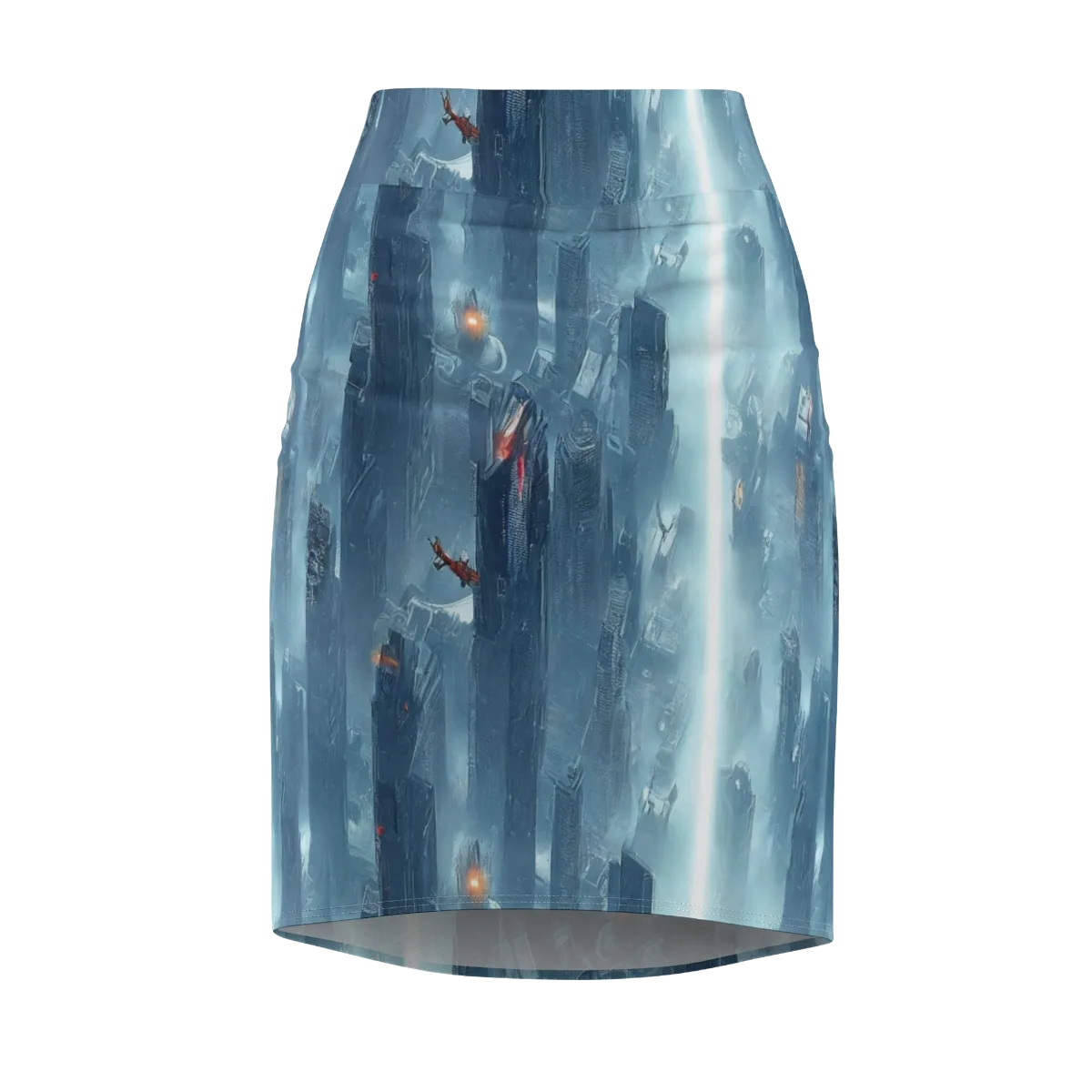 Neon Frostline on Pencil Skirt — Front