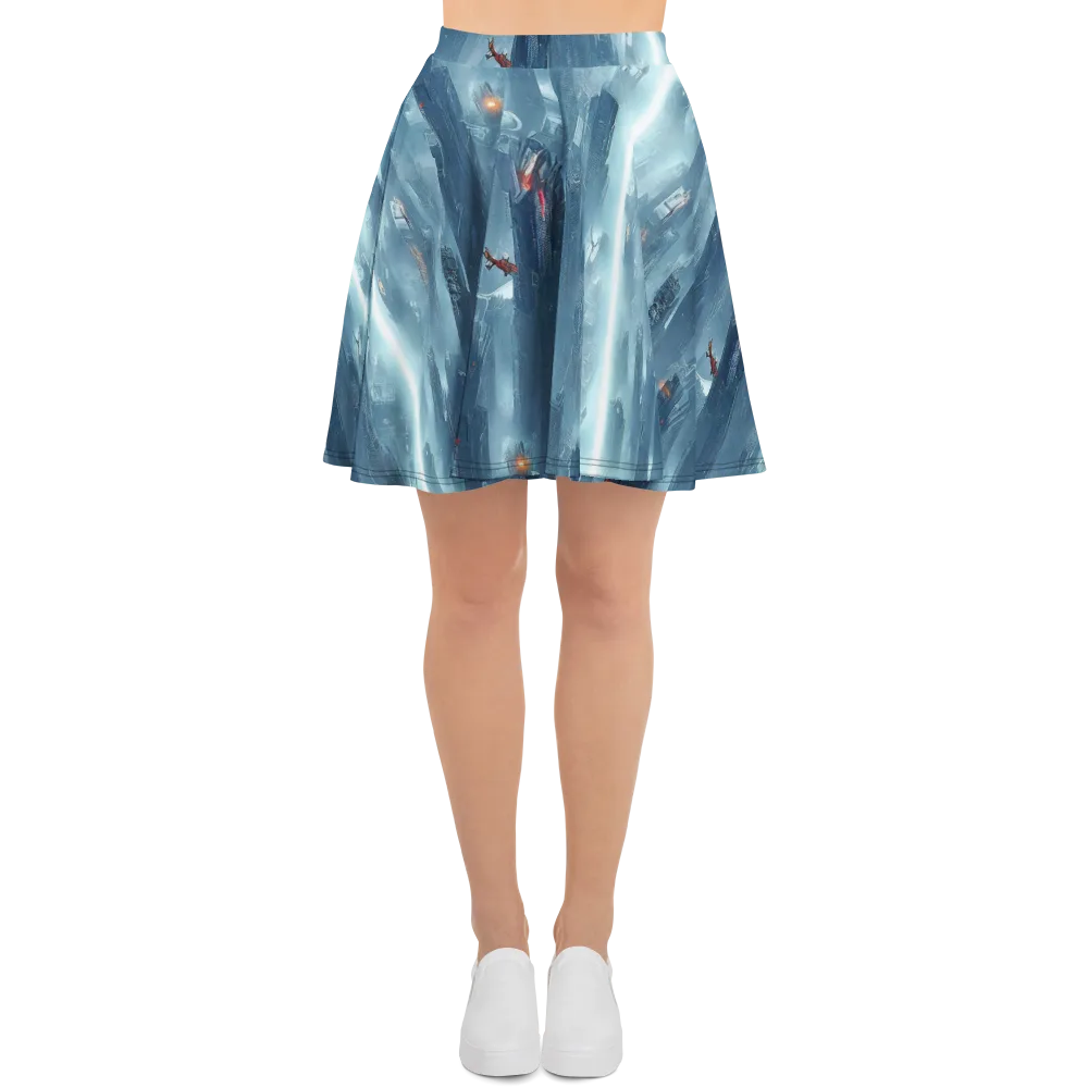 Neon Frostline on Skater Skirt — Front
