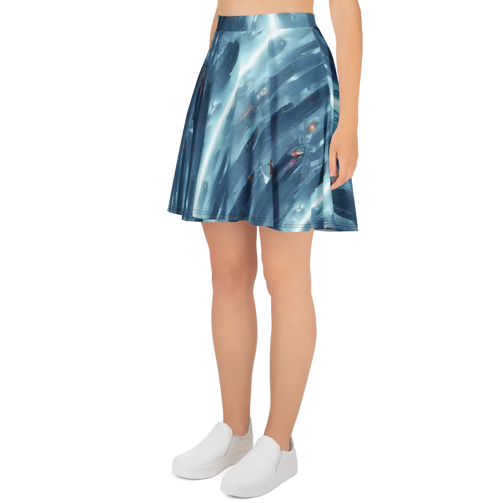 Neon Frostline on Skater Skirt — Left