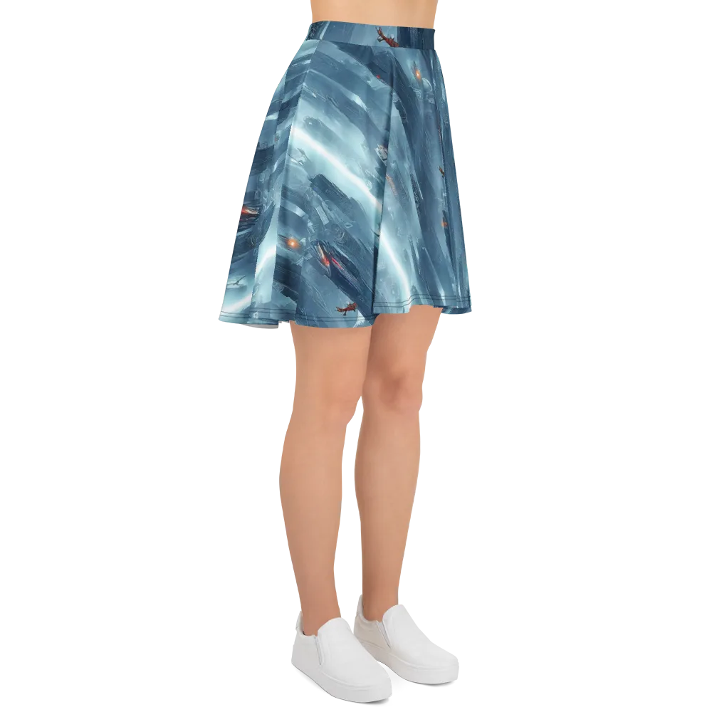 Neon Frostline on Skater Skirt — Right