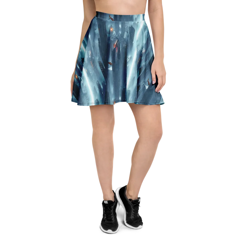 Neon Frostline on Skater Skirt — Front