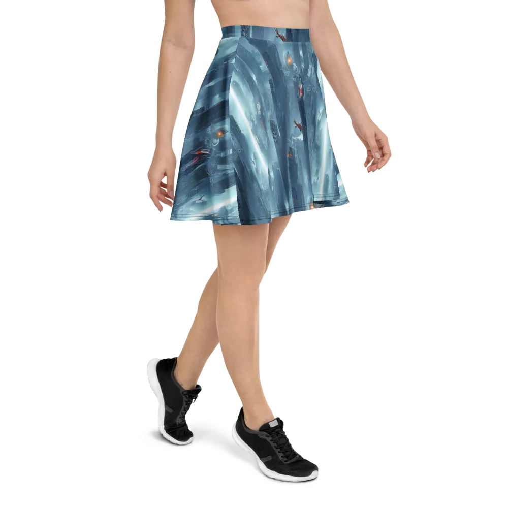 Neon Frostline on Skater Skirt — Right