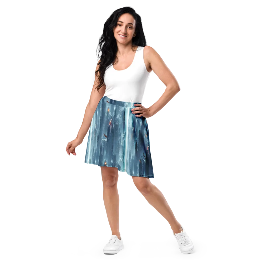 Neon Frostline on Skater Skirt — Front