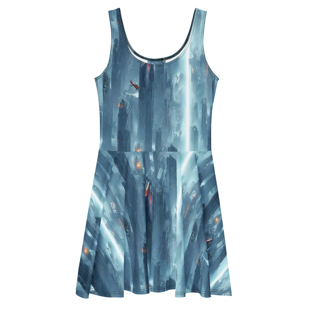Neon Frostline on Skater Dress — Front
