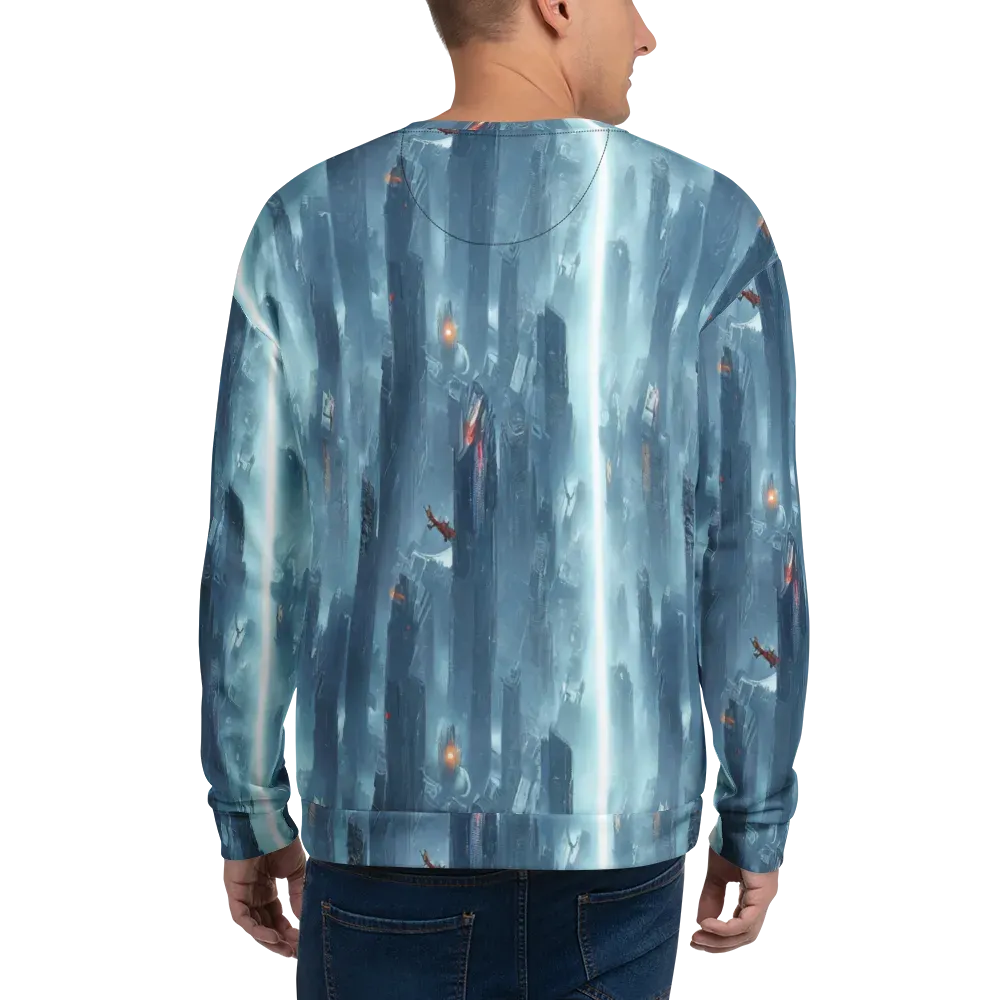 Neon Frostline on Sweatshirt — Back