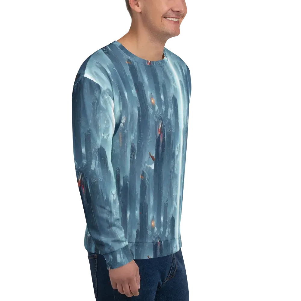 Neon Frostline on Sweatshirt — Right Front