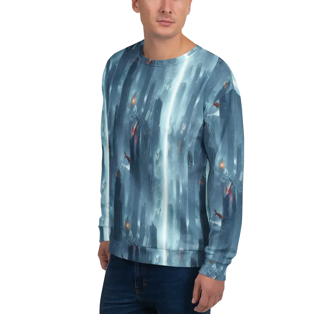 Neon Frostline on Sweatshirt — Left Front