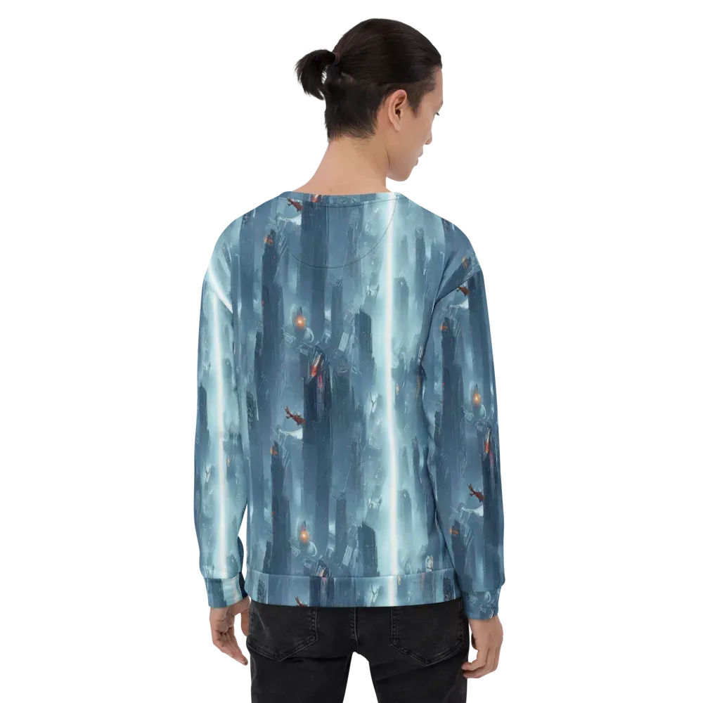Neon Frostline on Sweatshirt — Back