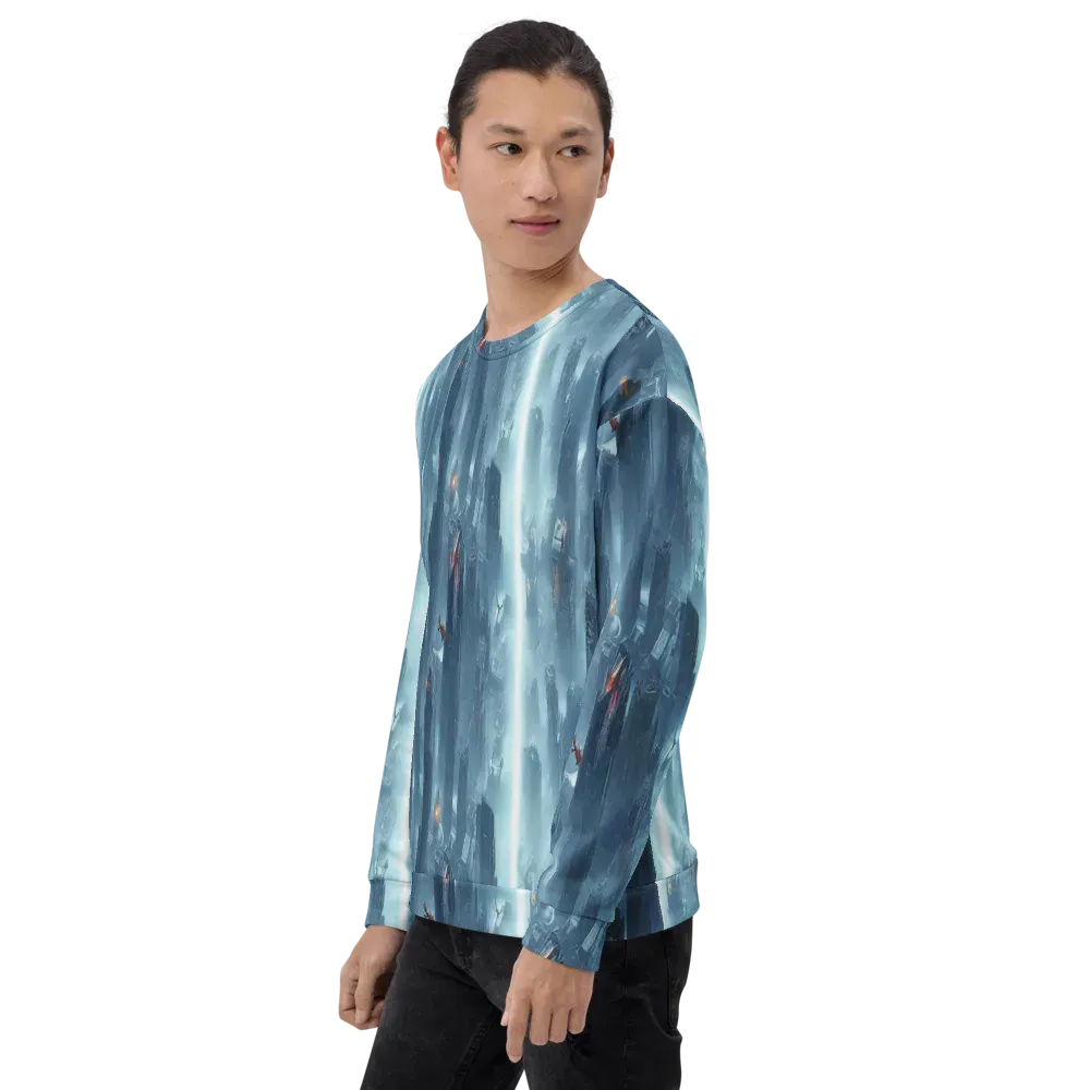 Neon Frostline on Sweatshirt — Left Front