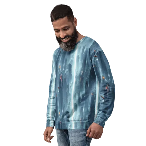 Neon Frostline on a Sweatshirt