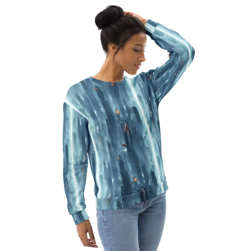 Neon Frostline on Sweatshirt — Right Front