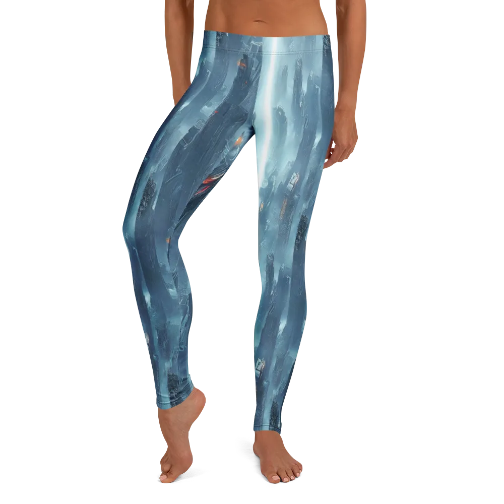 Neon Frostline on Leggings — Front