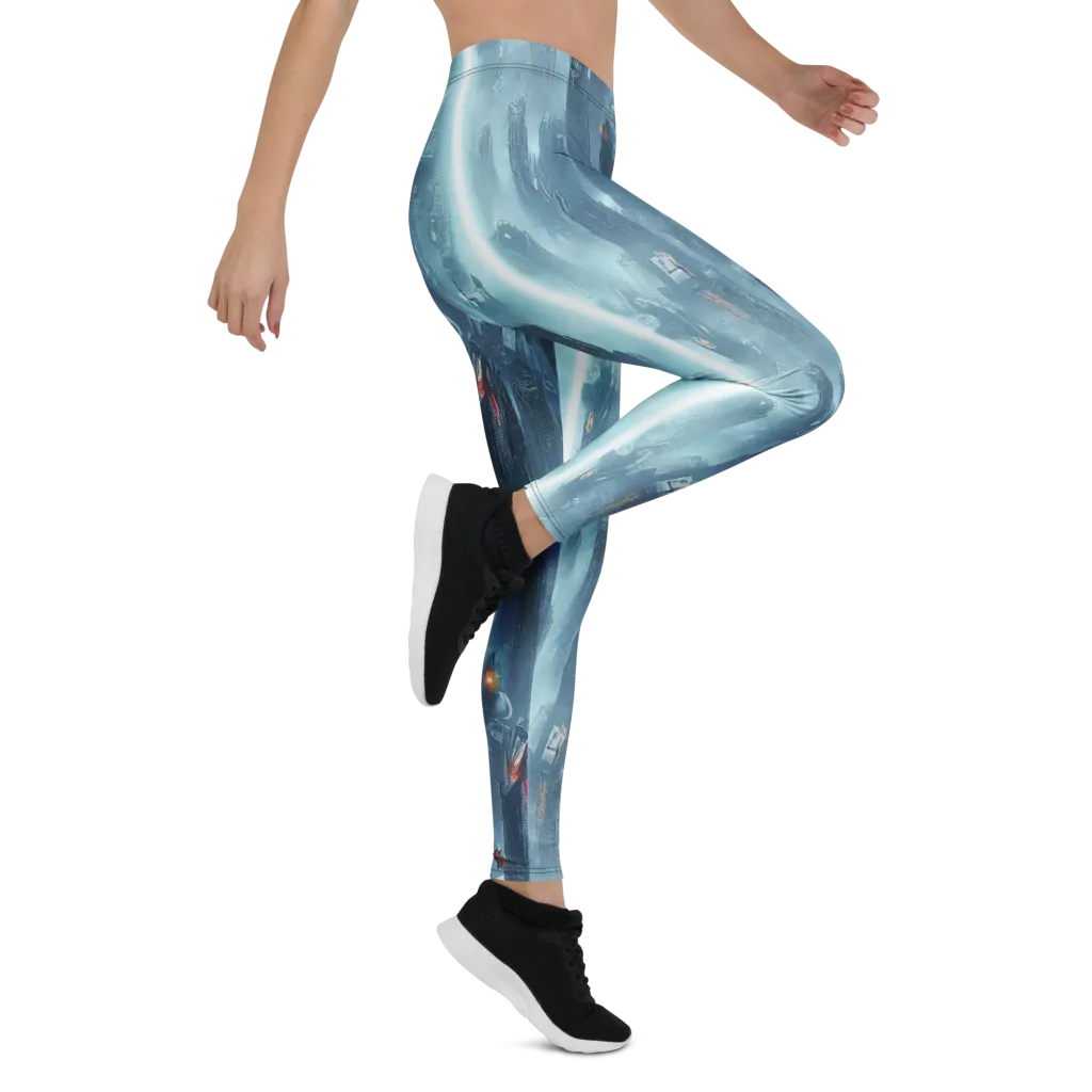 Neon Frostline on Leggings — Right