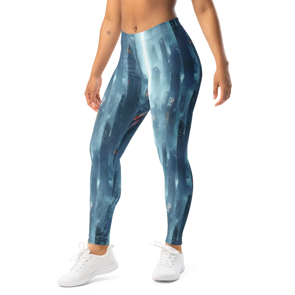 Neon Frostline on Leggings — Left Front