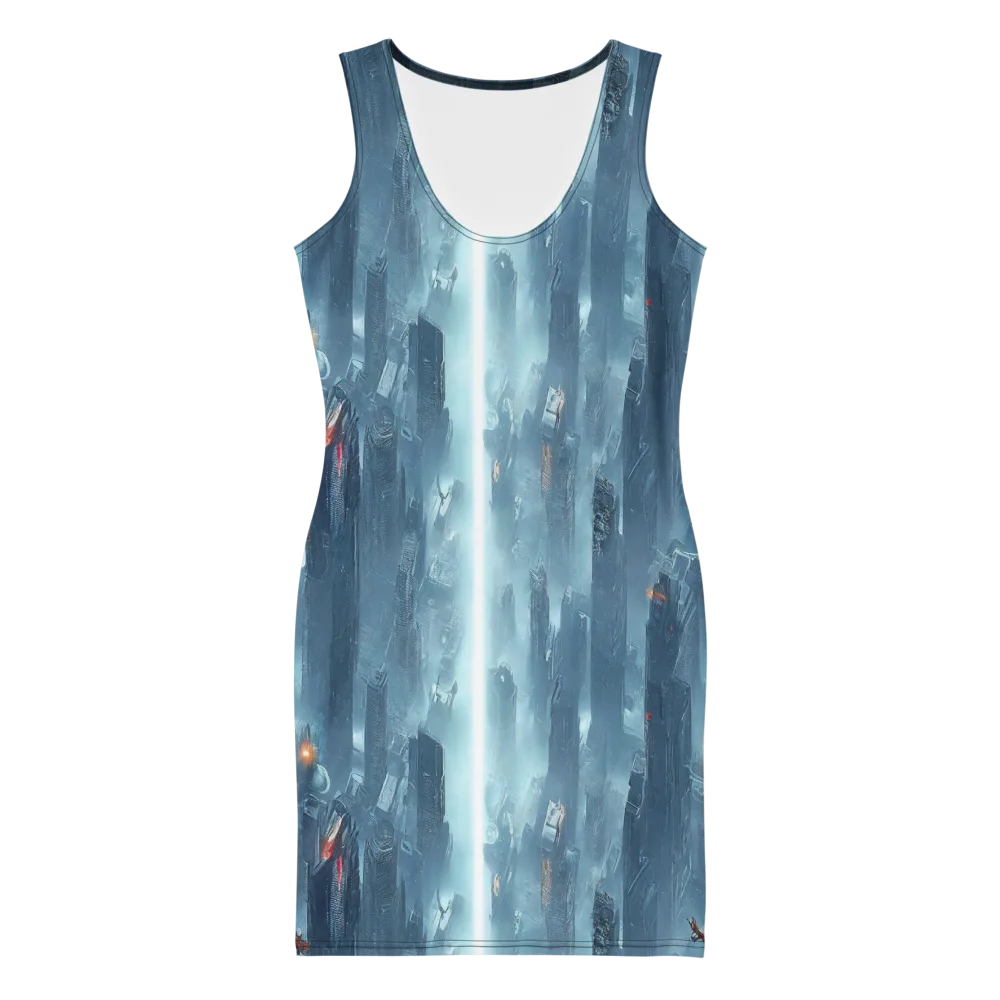 Neon Frostline on Bodycon Dress — Front