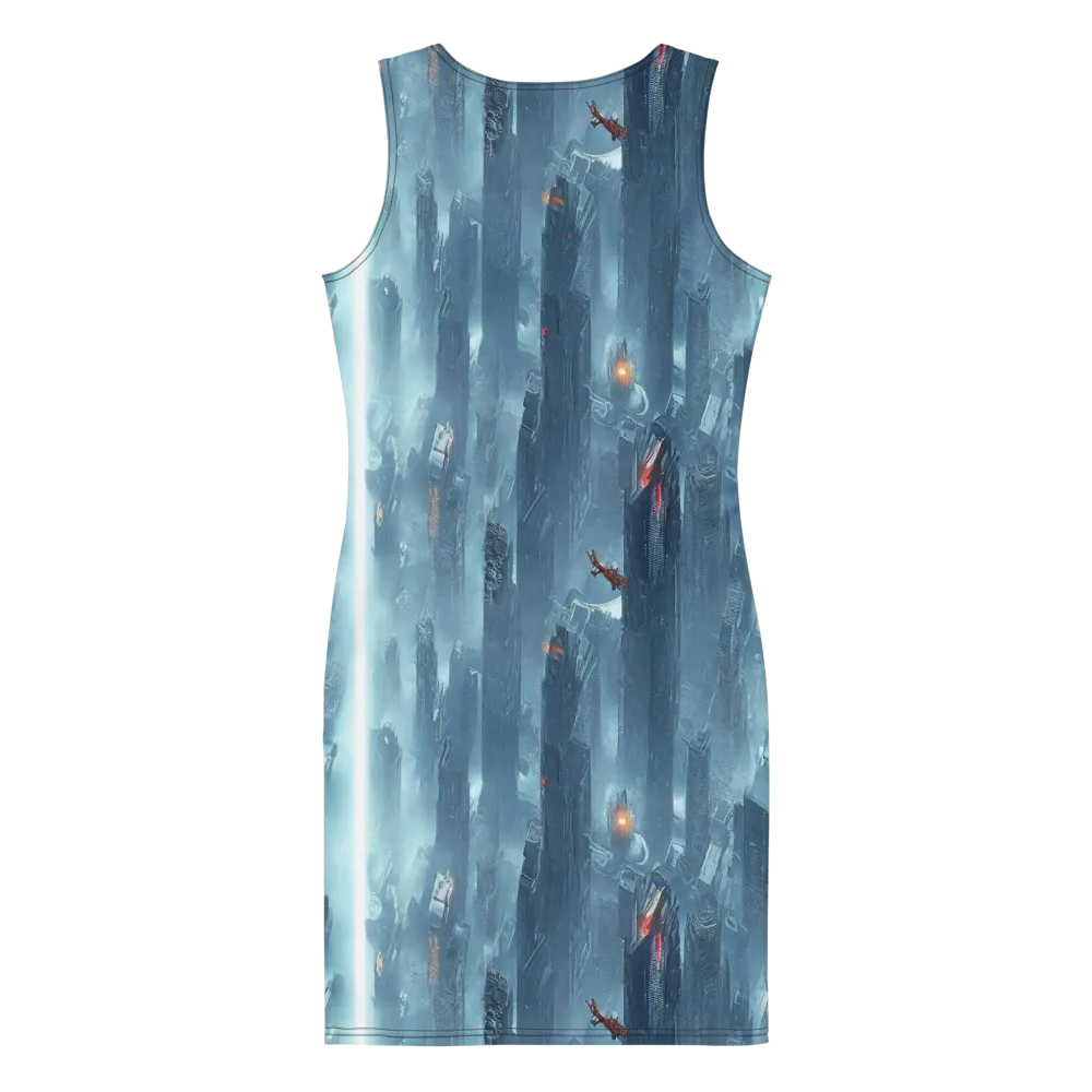 Neon Frostline on Bodycon Dress — Back