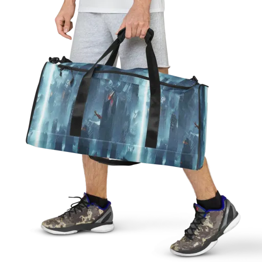 Neon Frostline on a Duffle Bag