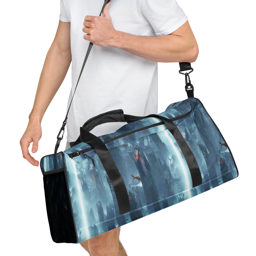 Neon Frostline on Duffle Bag — Right Front