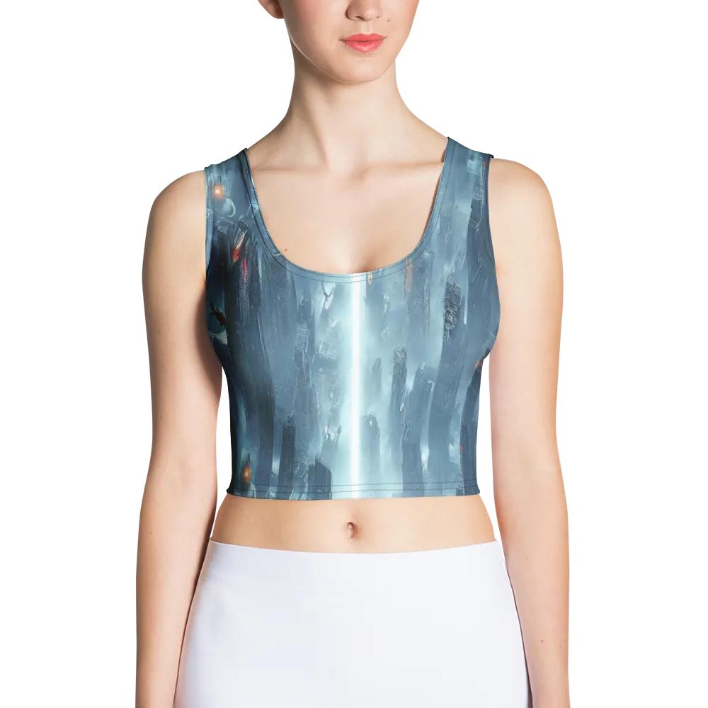 Neon Frostline on Crop Top — Front